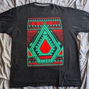 Large black Volcom t-shirt.